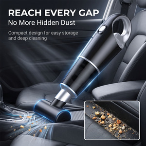 Vente Flash - Aspirateur <span class=keywords><strong>à</strong></span> main sans fil <span class=keywords><strong>mini</strong></span> 120W PCMOS ABS, haute aspiration, portable, pour voiture, poils d'animaux, nettoyage de canapé, fonction sèche - Product Image 2