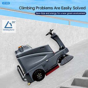 ZY S13 Battery Powered Đi Xe Trên Đường Hút Chân Không Quét Tất Cả Trong Một Cơ Khí Sàn Sạch Hơn Máy Cho Thương Mại Quét - Product Image 4