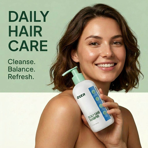 Shampoo exfoliant AHA 2 en 1, soin du cuir chevelu en profondeur, clarifiant, pour peaux grasses, pellicules, démangeaisons, élimination des accumulations, OEM - Product Image 3