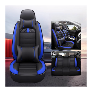 Accessoires de <span class=keywords><strong>voiture</strong></span> Housse de siège de <span class=keywords><strong>voiture</strong></span> universelle en cuir de luxe avec oreillers Toutes saisons Ensemble complet de housse de siège de <span class=keywords><strong>voiture</strong></span> - Product Image 6