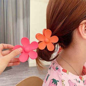 OEM Nouveauté Été Pinces à Cheveux en Résine Transparente Effet Gelée, Motif Fleur et Requin, Simples, pour Filles et Femmes - Product Image 2