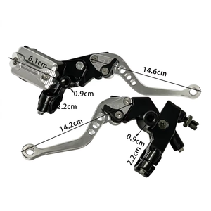 Poignée de guidon et levier d'embrayage CNC gauche et droit pour <span class=keywords><strong>Suzuki</strong></span> <span class=keywords><strong>GS500F</strong></span> GSXR600 GSXR750 - Product Image 3