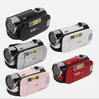 Kamera Video HD 2.4 Inci HD 1080P Kamera Video Digital LCD 24MP 16x Zoom DV AV MicroSD 90 Sudut Lebar Kamera DVD
