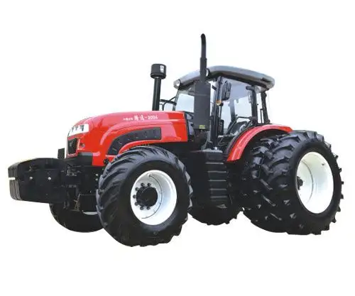 Sıcak satış çin LUTONG LT2404 240HP çiftlik traktörü 4*4 tekerlekli traktör
