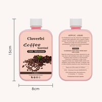 Monomère EMA liquide inodore personnalisé 500 ml parfum café pour ongles, marque privée, liquide acrylique pour ongles