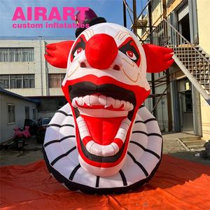 Tête de clown gonflable drôle, image de clown gonflable d'Halloween pour la décoration d'intérieur - Product Image 5