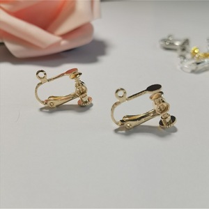 Diy Invisible <b>Ear</b> <b>Clip</b> Accessories U Shape Metal Screw <b>Ear</b> <b>Clips</b> For Earring Making KC Gold White K Gold Silver - Product Image 1