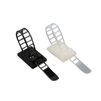 OUORO ATC-22 1600T Organisateur de câbles multifonctionnel auto-adhésif, attaches circulaires réglables en plastique, serre-câbles, support de cordon