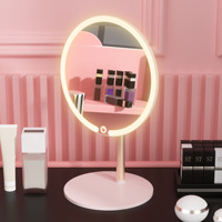 Miroir de Maquillage LED Rond Personnalisable en Gros avec Commande Tactile pour Coiffeuse de Chambre