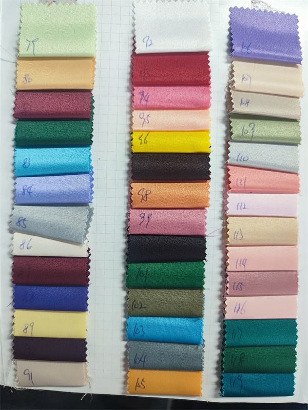 Carte de couleur satin lamour