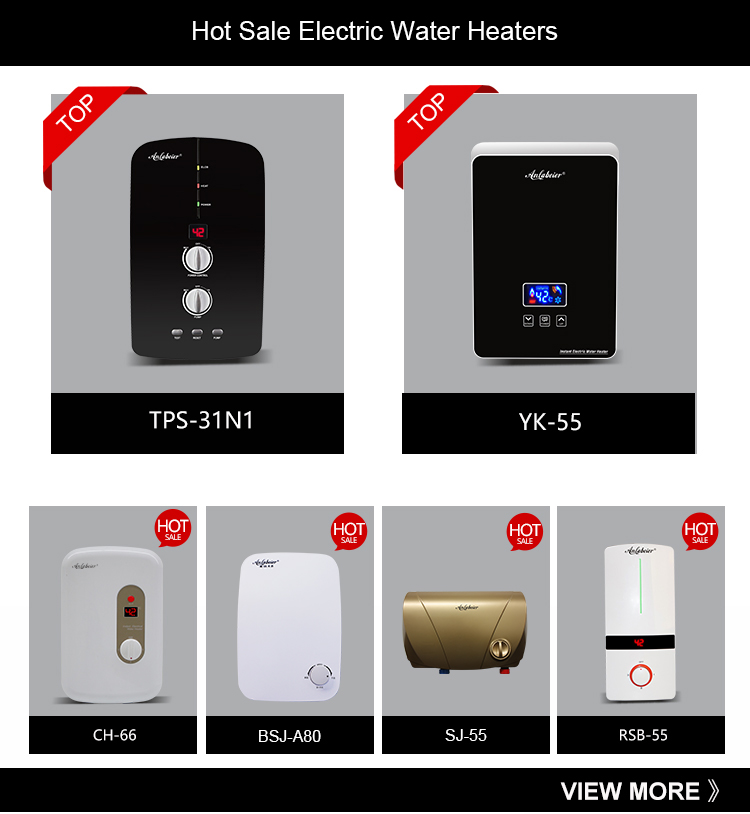 One piece delivery factory price 5500w 220V kitchen use tankless electric water heater