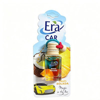 Fabricant Era : Pendentifs diffuseurs de parfum pour voiture, mini-bouteilles d'huiles essentielles pour grille d'aération avec couvercles en bois
