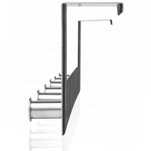 แขวน Rack Organizer เหล็ก Overdoor หลังสแตนเลสผู้ถือผ้าขนหนูกว่าตะขอประตู - Product Image 4