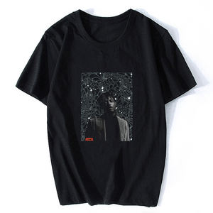 T-Shirt Nera Juice World per <span class=keywords><strong>Uomo</strong></span>, Stile Gotico Strappato, Hip-Hop 2021, Oversize Streetwear, Maglietta 'Rest in Peace Legend' - Product Image 1