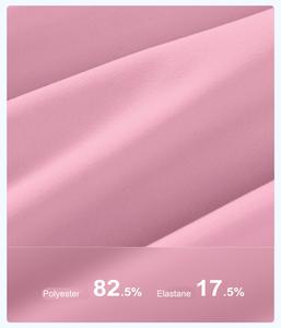 Hauts de sport pour femmes à manches longues, coupe ajustée, séchage rapide, en Spandex/Nylon, respirants, légers, pour fitness et yoga, avec taille ajustée, col ras du cou - Product Image 4