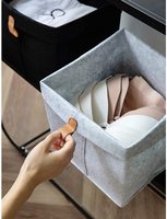 Sac de rangement pliable en feutre personnalisé panier boîte feutre Cube bac pour jouets et livres