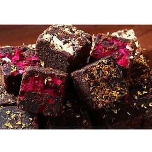 Açúcar Marrom Natural Misturado Flores Secas Chá Handmade Ginger Cubes Flavors Rose Flores Chá Herbal Saudável Cubos de açúcar preto - Product Image 6