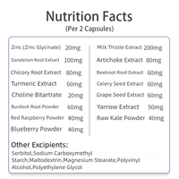 Perseek Liver Cleanse Detox Repair Chardon-Marie (200mg) Pissenlit (100mg) Artichaut (80mg) & 15 Nutriments 60 Comprimés-Usage Adulte