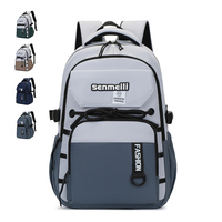 Sac d'étudiant Oxford pour garçon et filles sac à dos d'école étanche de grande capacité pour voyage en plein air sport logo personnalisé