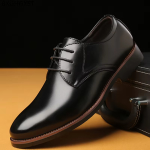 Chaussures habillées en cuir PU pour hommes, style Oxford, pour mariage et bureau, modèle Coiffeur Italiano, collection 2025 - Product Image 6