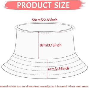 定制可折叠棉质渔夫帽，刺绣文字和照片印花，防紫外线沙滩帽，适合个性化品牌标识 - Product Image 5