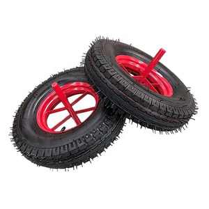 Nhiệm Vụ Nặng Nề 4.00-6 Khí Nén Tay Xe Đẩy Bánh Xe Cao Su Polyurethane Chất Liệu Bền Dài Dịch Vụ Cuộc Sống Xây Dựng Ngành Công Nghiệp Sử Dụng - Product Image 3
