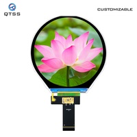 Modul Layar LCD TFT IPS Bulat 3,4 Inci 800x800 JD9365DA Layar Panel Antarmuka MIPI