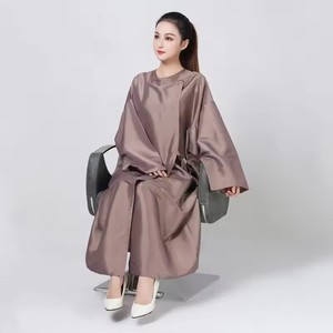 Batas de Salón para Clientes, Diseño Nuevo, de Poliéster Impermeable, Cintura Ajustable, Estilo Kimono, para Peluquería, SPA y Hotel - Product Image 5