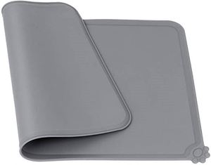 Silicone Pet Dog Cat Mat Waterproof Non Slip Pet Dog Cat Bowl Placemat Mats - Product Image 3