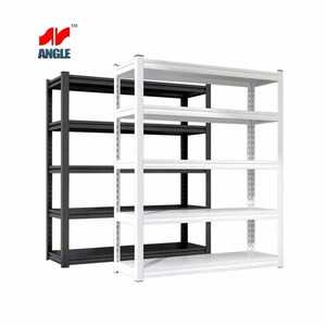 מתכוונן באיכות גבוהה 5-שכבה מגולוון פלדה ללא מדפים יחידת מחסן מתלה - Product Image 4