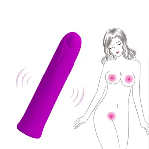 新款12速频率吸盘阴蒂挑衅手淫棒充电振动器成人用品性玩具