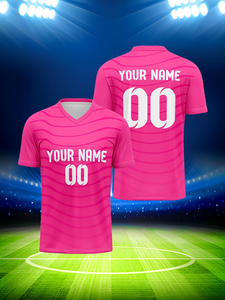 Kaos Klub Sepak Bola Kustom Pendek Bernapas Perlindungan UV Cepat Kering Poliester Sublimasi 3D Bordir Nama Nomor Warna Tim - Product Image 4