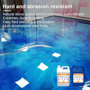Finitura Opaca Semi-Lucida in PU a Base d'Acqua Autolivellante per Rivestimenti di Pavimenti, Vernici per Barche e Rivestimenti in Plastica 4:1 Alta Lucentezza Senza VOC - Product Image 1