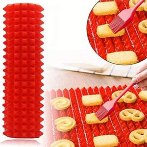 2022 nuevo diseño logotipo personalizado forma rectangular mantel de silicona alfombrilla forma de pirámide alfombrilla de secado suave seguro - Product Image 5