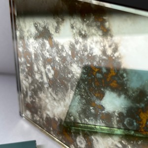 Mô hình giản dị mô hình cổ Gương trang trí Châu Âu nâu cổ tường gương cho phòng khách và Bar nền - Product Image 5