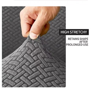 Housse de fauteuil inclinable <span class=keywords><strong>Chivas</strong></span> sans accoudoirs, en jacquard, extensible, couleur unie, lavable, résistante aux taches, pour deux places, très vendue - Product Image 3