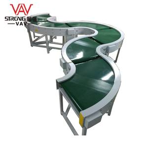 Çin fabrika yüksek kalite kavisli konveyör 90 ve 180 derece dönebilen bantlı konveyör - Product Image 6