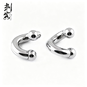 Anneaux de lèvre en acier chirurgical à filetage interne, <span class=keywords><strong>spirale</strong></span> torsadée, grand calibre, bijoux de <span class=keywords><strong>piercing</strong></span> corporel - Product Image 1