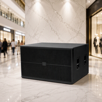 Double haut-parleur de basse 18 pouces SRX728S Passif 1200W Professional Audio Box Sound System Puissant haut-parleur de basse