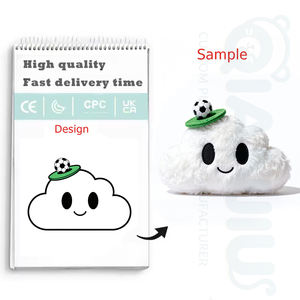 Özel yapılmış karikatür bulut 2026 futbol maskot Plushies oyuncaklar toptan maskotlar hediyeler bulut tasarım dolgu yastık oyuncaklar - Product Image 1