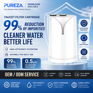 Pureza Z067ตัวกรองน้ำก๊อกน้ำระดับพรีเมี่ยม, อะไหล่ตัวกรองน้ำช่วยลดคลอรีนสามารถใช้กับโรบิเนทได้พอดีกับ B-RITA บนก๊อก - Product Image 1
