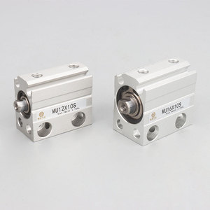 กระบอกลม Airtac MU16X10S แบบติดตั้งอิสระ ตัวกระบอกอะลูมิเนียม รุ่นมาตรฐาน - Product Image 1