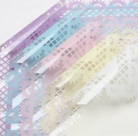 Papier d'emballage transparent en OPP pour fleurs, papier plastique imperméable pour fleuriste, emballage de fleurs