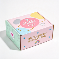 Boîte cadeau pour enfants personnalisée imprimée numériquement, emballage en carton ondulé coloré pour les produits pour enfants