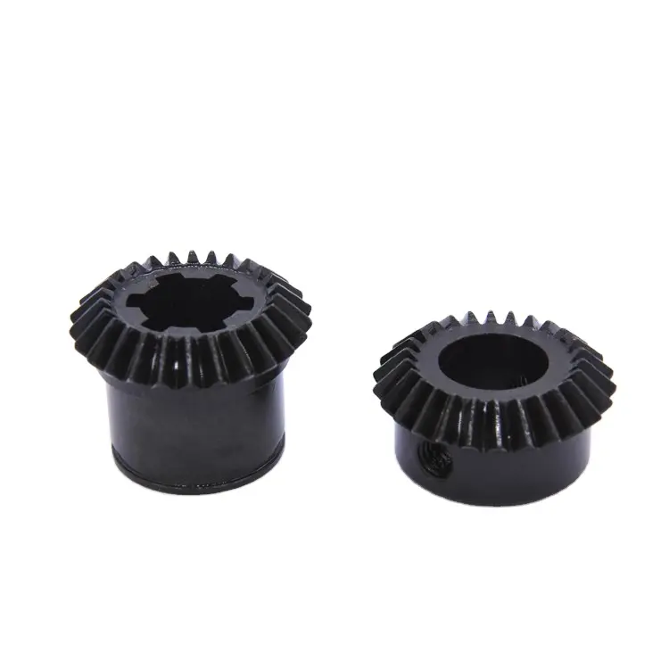 CNC Custom Spindle Small Plastic Differential Helical Straight Bevel Gear