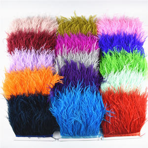Flecos de plumas de avestruz <span class=keywords><strong>para</strong></span> decoración de ropa, encaje <span class=keywords><strong>para</strong></span> decoración de prendas, <span class=keywords><strong>el</strong></span> <span class=keywords><strong>mejor</strong></span> precio, 10-15cm - Product Image 6