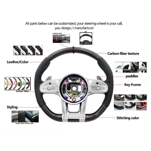 <span class=keywords><strong>Volante</strong></span> Deportivo Personalizado <span class=keywords><strong>S</strong></span> <span class=keywords><strong>Line</strong></span> Negro, Cuero Semiperforado y Alcántara para <span class=keywords><strong>Audi</strong></span> A3 8V <span class=keywords><strong>A4</strong></span> A6 C7 B8 B9 RS3 S3 S5 Q3 SQ5 Q8 - Product Image 6