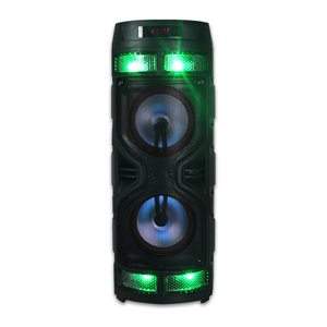 Sistema de <span class=keywords><strong>Sonido</strong></span> Estéreo de Marca <span class=keywords><strong>China</strong></span>, Torre de <span class=keywords><strong>Sonido</strong></span> con Doble Woofer de 6.5 Pulgadas, <span class=keywords><strong>Caja</strong></span> de DJ para Exteriores con 2 Micrófonos Inalámbricos y Altavoz BT - Product Image 2