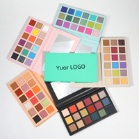 Palette d'ombres à paupières de maquillage de luxe de haute qualité, personnalisé, quantité minimale de commande