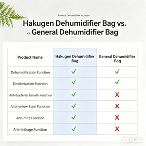 HAKUGEN ญี่ปุ่น ผลิตภัณฑ์ดูดความชื้นและกำจัดกลิ่นแบบใช้แล้วทิ้ง สำหรับตู้เสื้อผ้าและที่เก็บของ แพ็ค 2 ชิ้น - Product Image 3